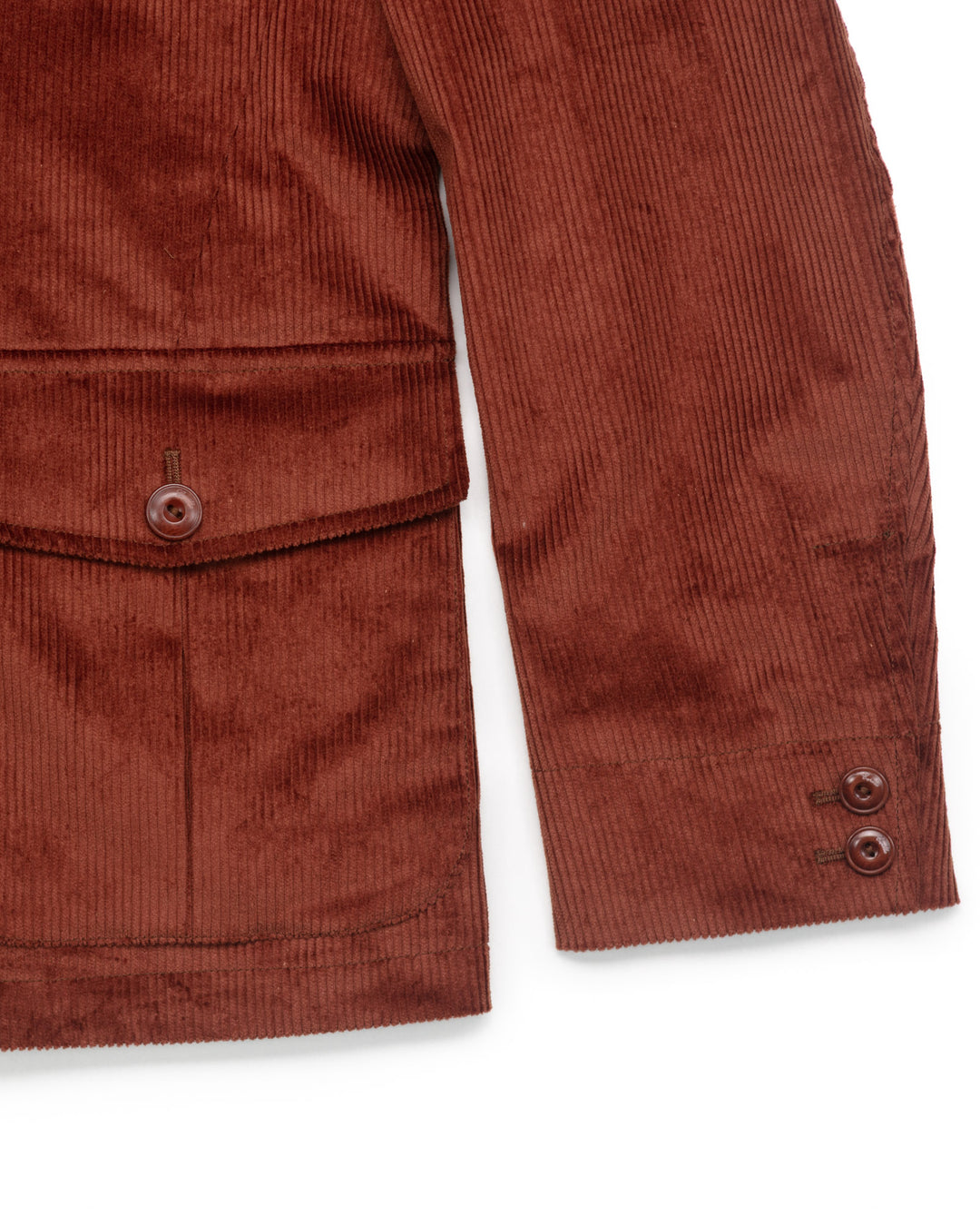 The Collina Jacket in Rust Corduroy