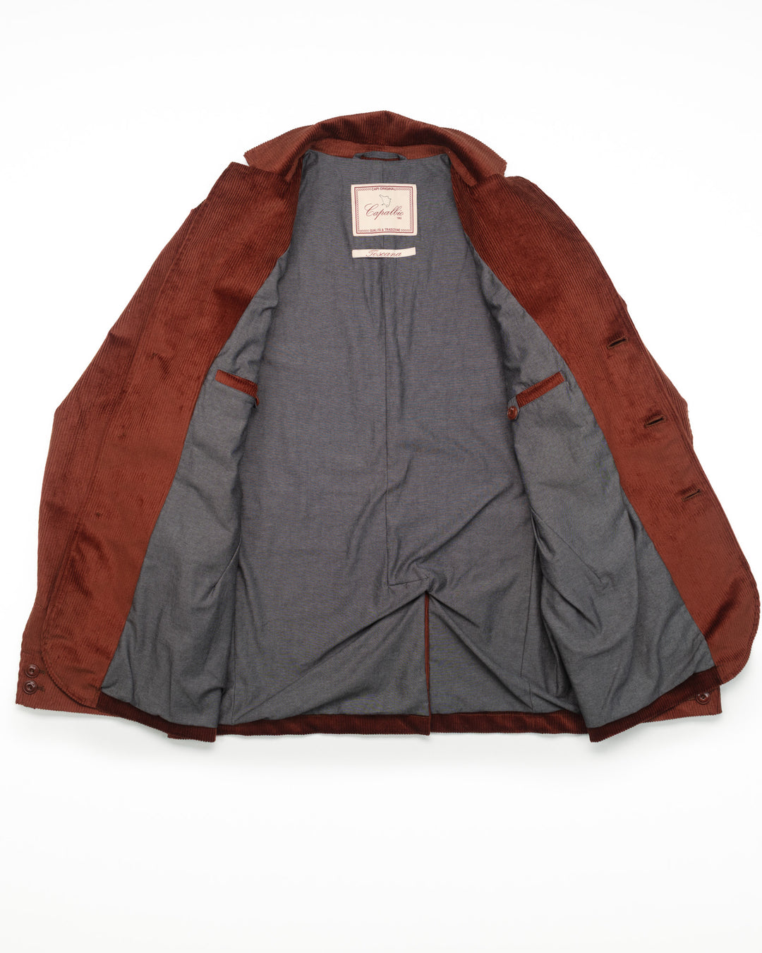 The Collina Jacket in Rust Corduroy