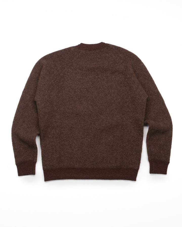 The Virgil Crewneck in Chocolate