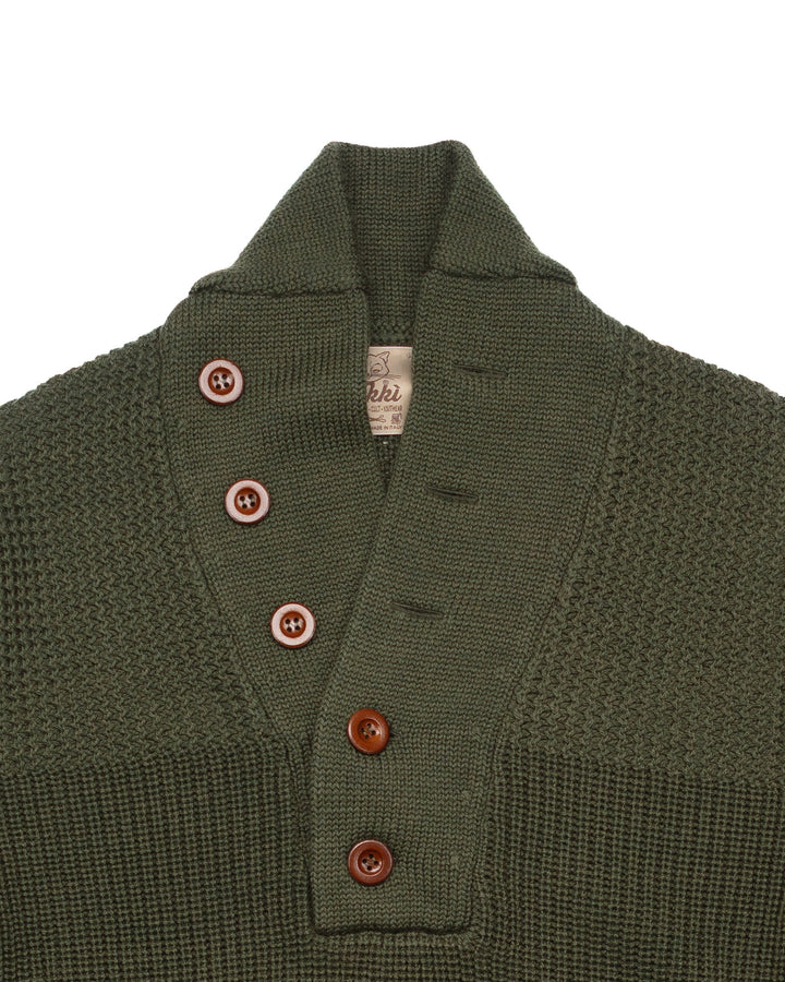 The Torn Army in Military Green