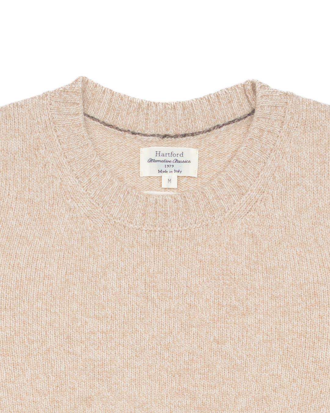 Seamless Crewneck in Natural