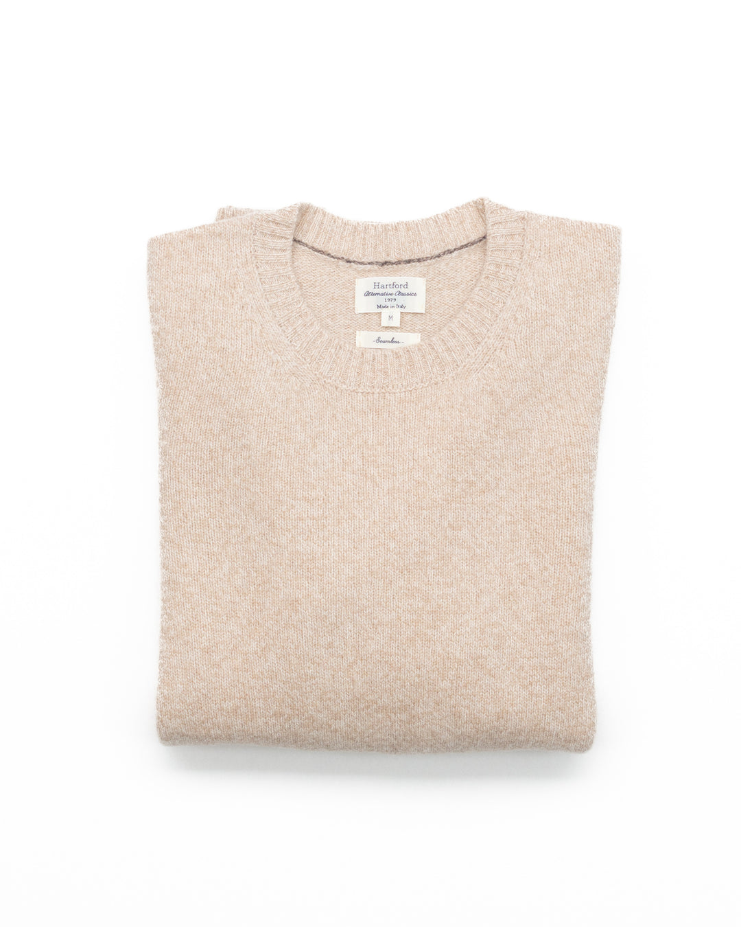 Seamless Crewneck in Natural