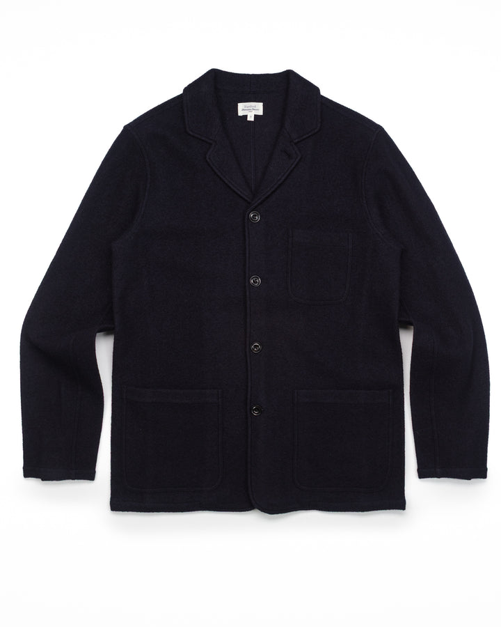 Chore Jacket in Navy Wool