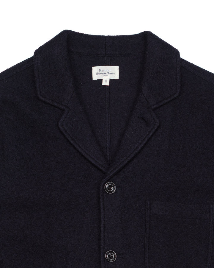 Chore Jacket in Navy Wool