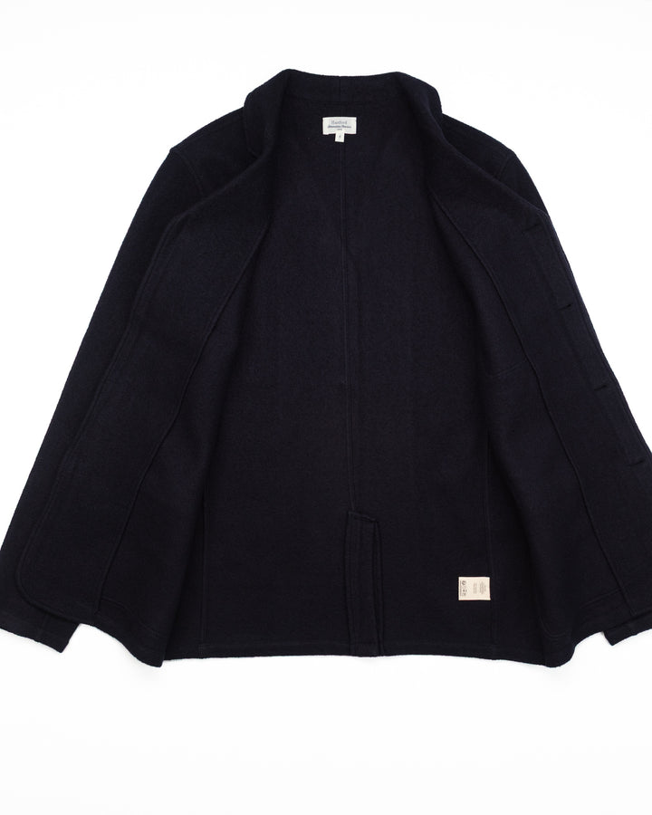 Chore Jacket in Navy Wool