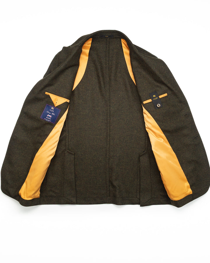 Wool Blazer in Loden Green