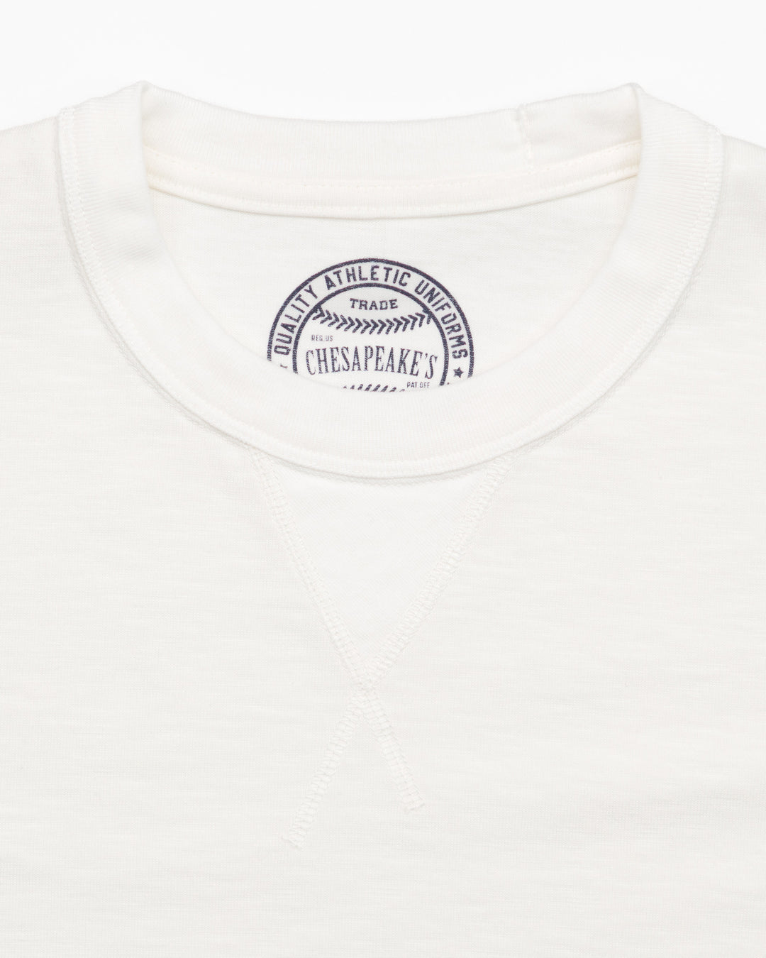 The Hudson Slub Tee in Off White