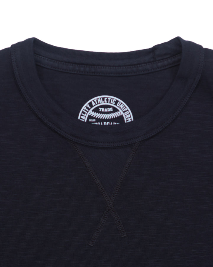 The Hudson Slub Tee in Navy