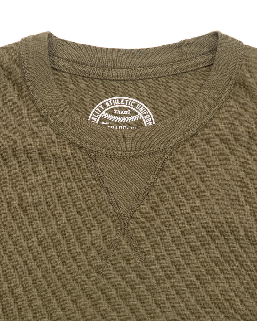 The Hudson Slub Tee in Army