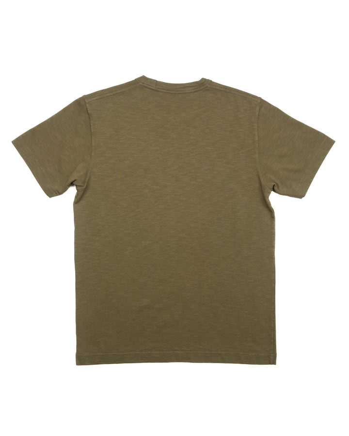 The Hudson Slub Tee in Army