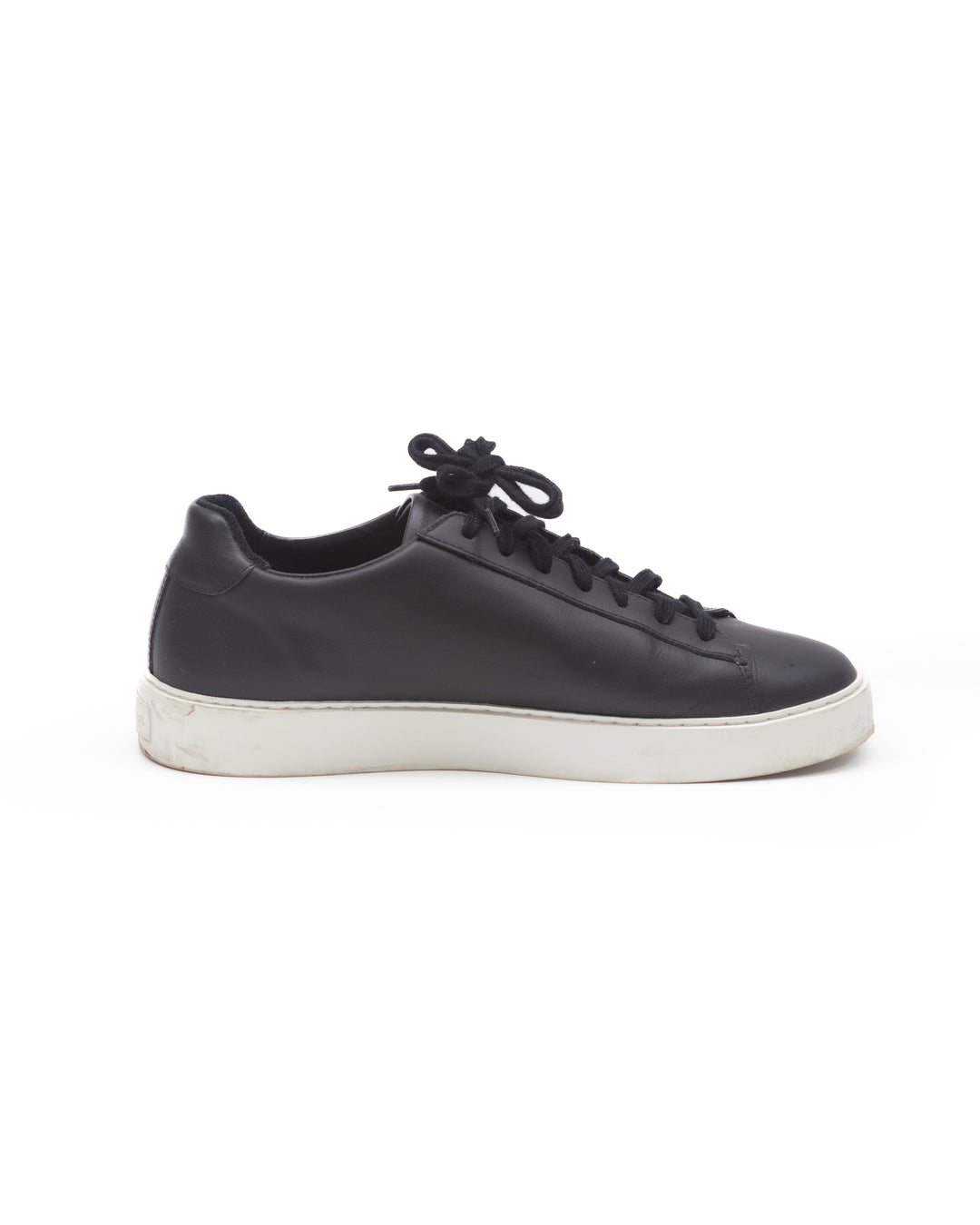 Court Sneaker in Black Leather #1517