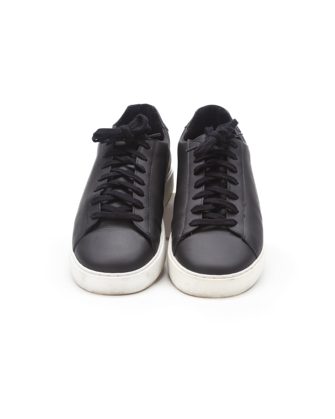 Court Sneaker in Black Leather #1517