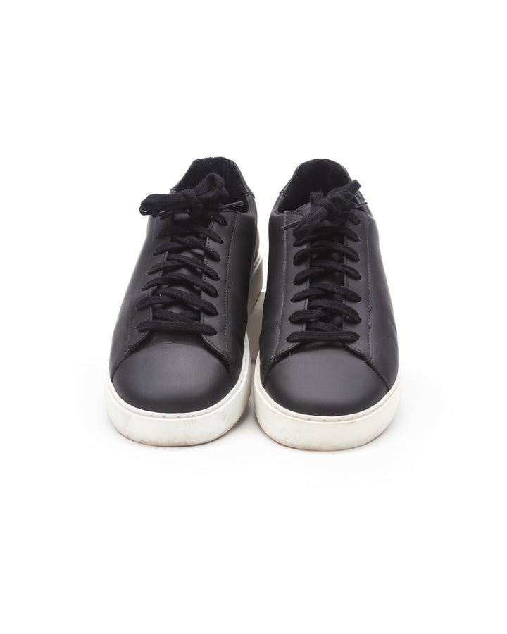 Court Sneaker in Black Leather #1517