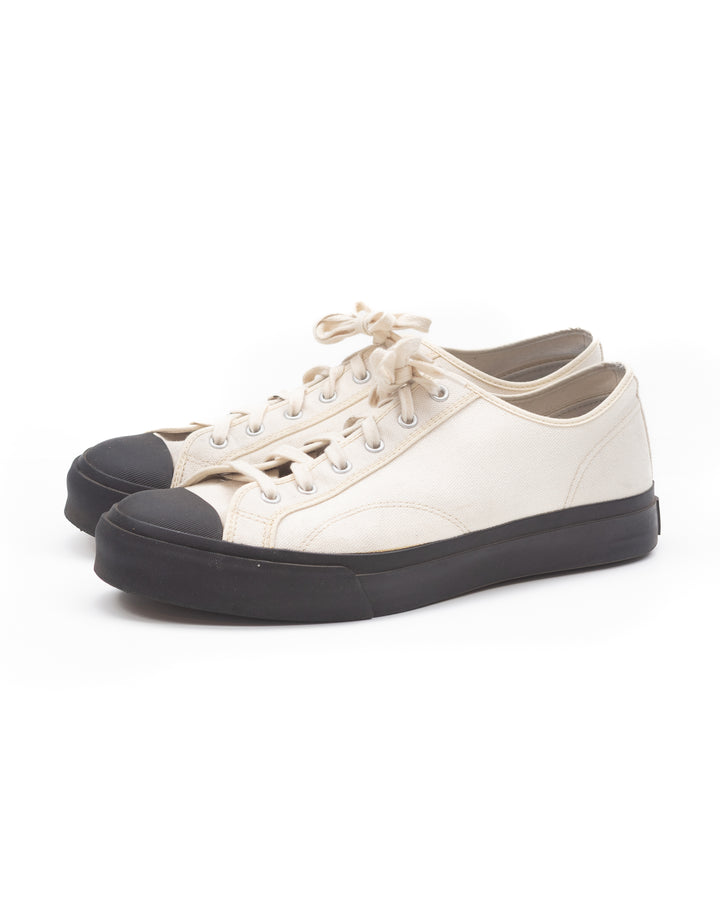 Low Trainer in Natural & Black #1518