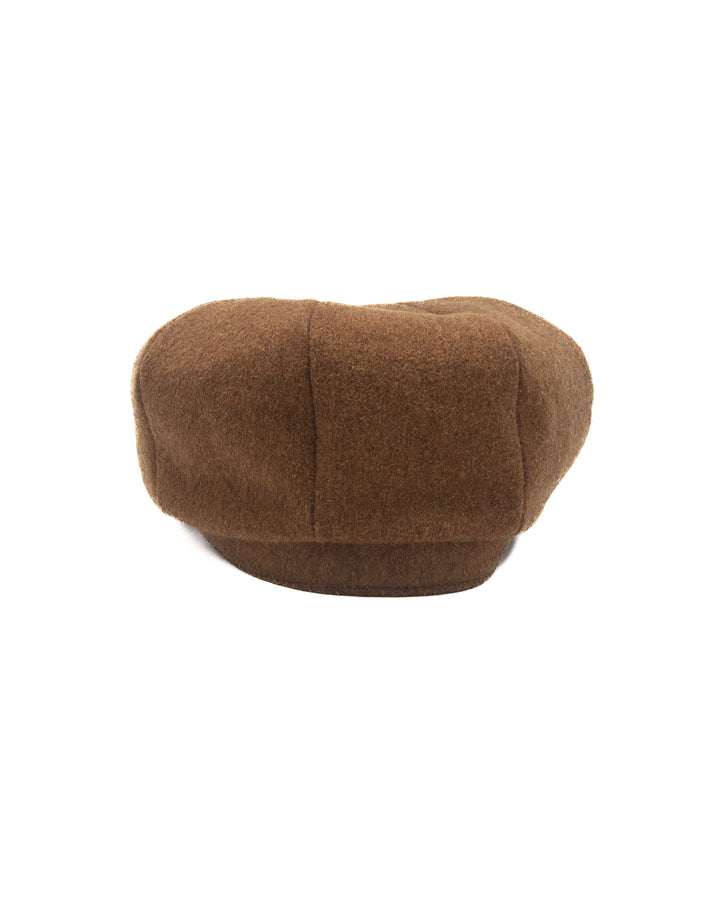 Wool Cap in Brown #1519