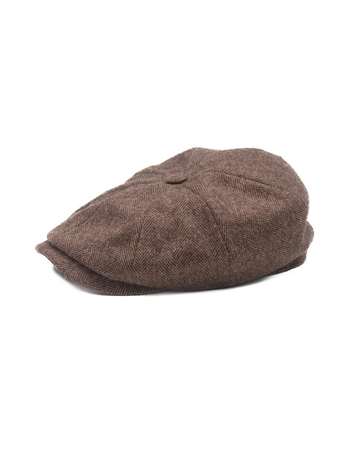 Wool Cap in HBT Brown #1520