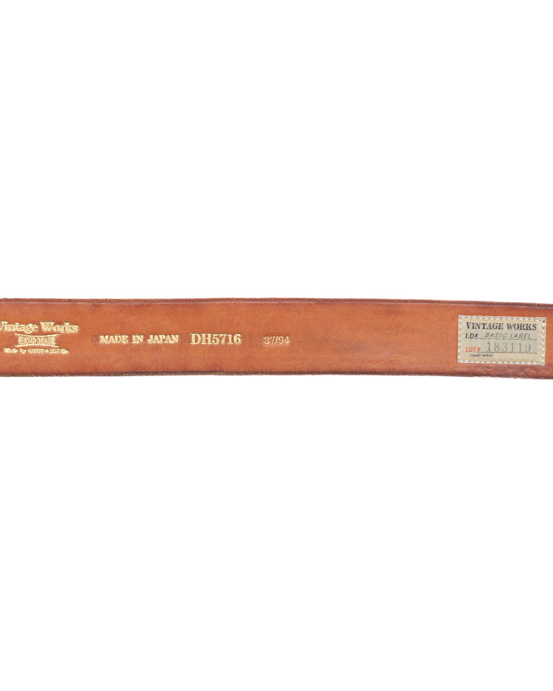 183119 Leather Belt #1521