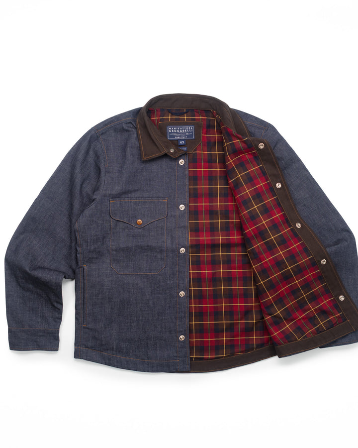 7073-CD Heavy Shirt in Denim