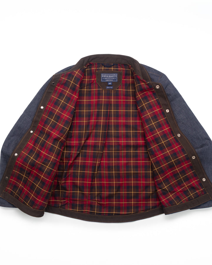 7073-CD Heavy Shirt in Denim