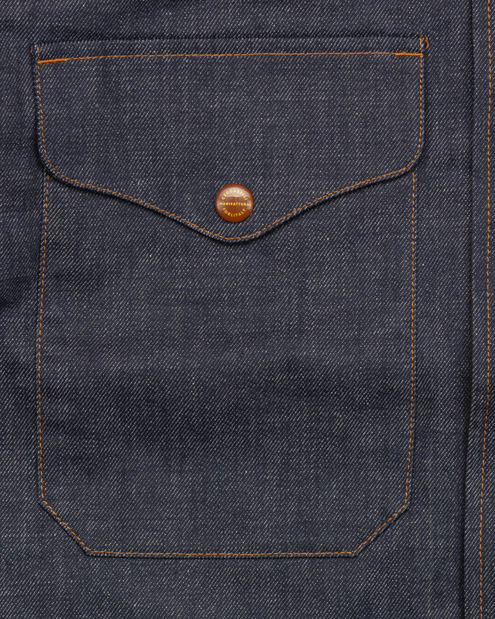 7073-CD Heavy Shirt in Denim