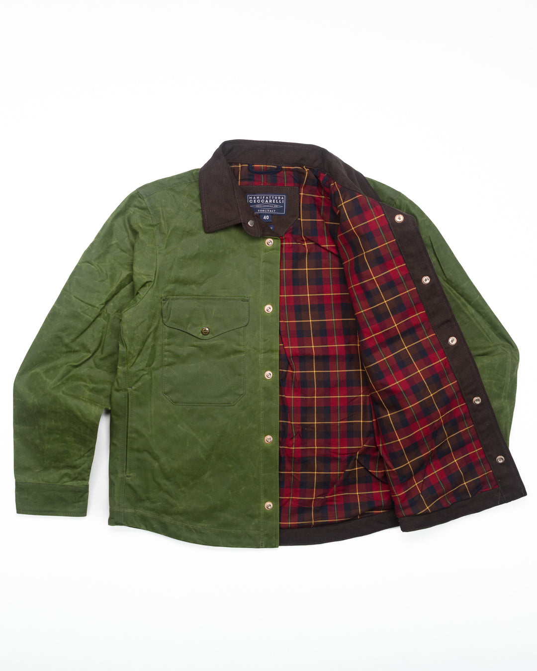 7073-WX Heavy Shirt  in Light Green