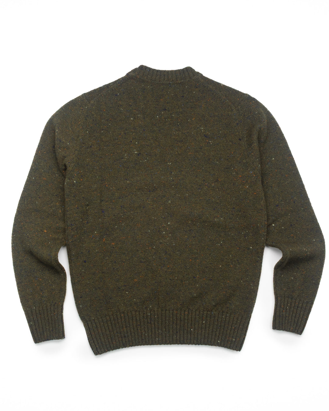 Crewneck in Loden Donegal