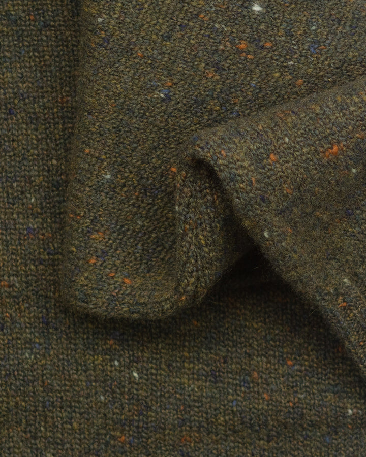 Crewneck in Loden Donegal