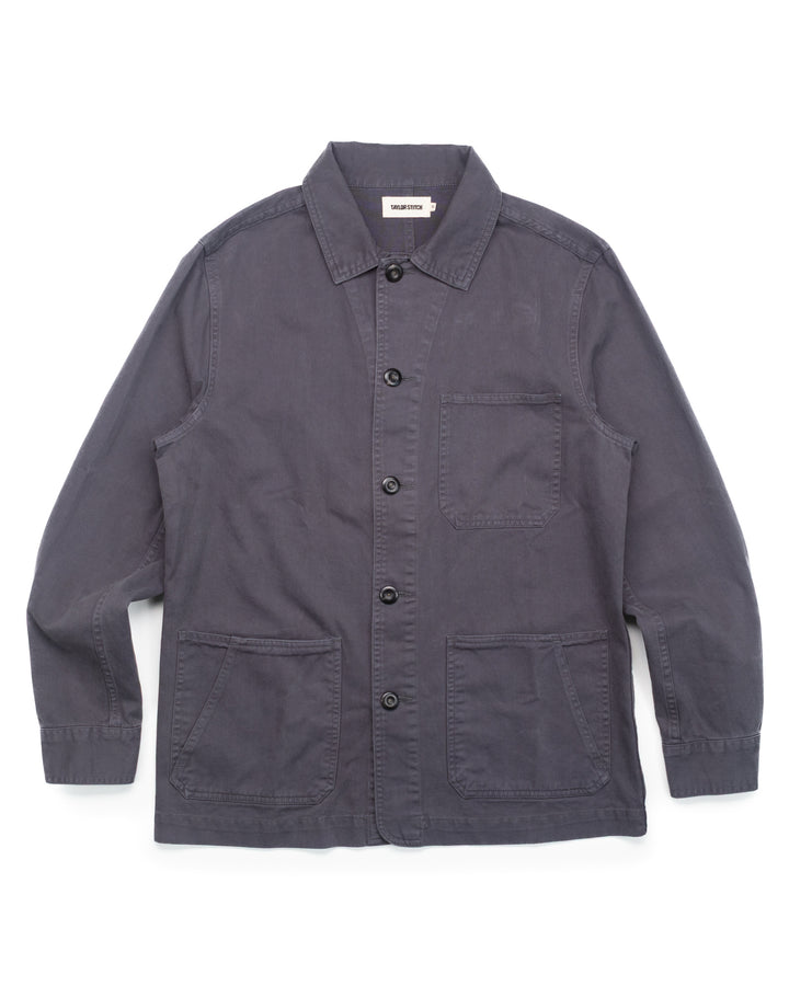 Ojai Jacket in Organic Charcoal Foundation Twill #1493