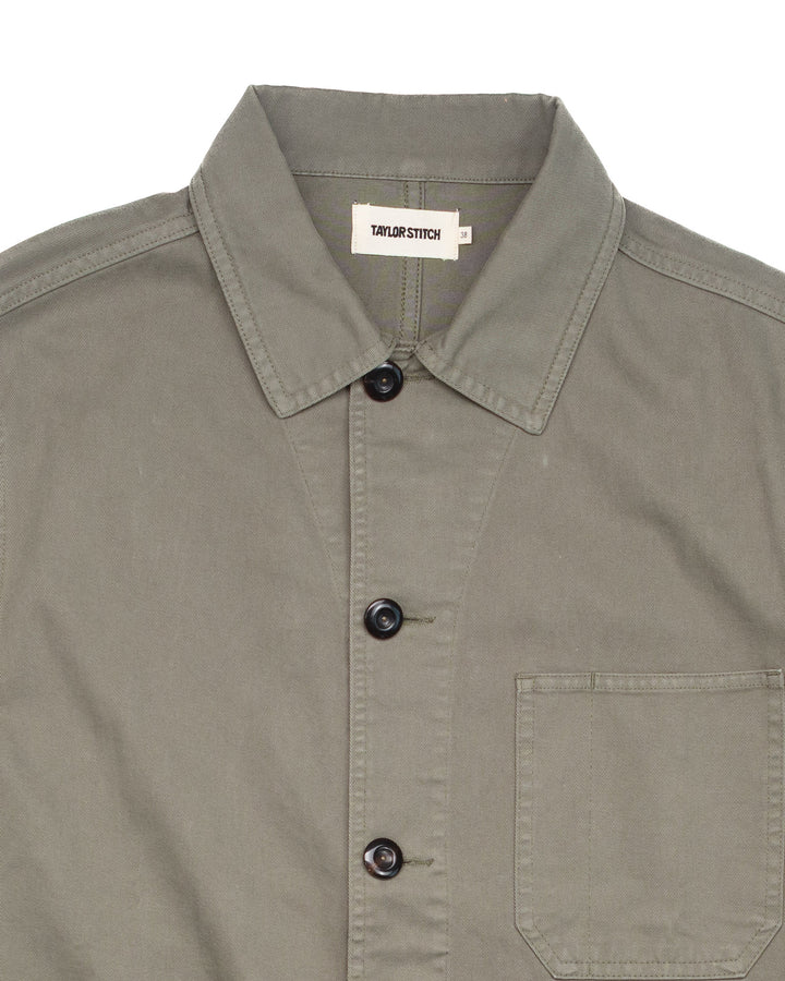 Ojai Jacket in Smoked Olive Foundation Twill #1492