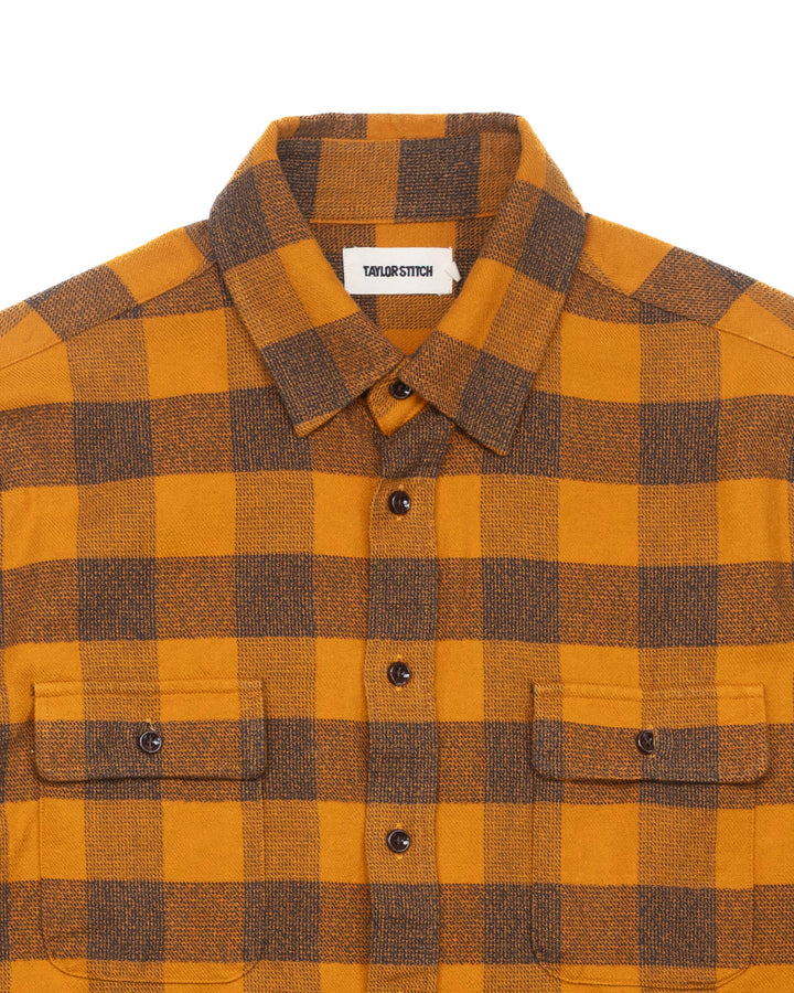 The Yosemite Shirt in Saffron Buffalo Check #1495