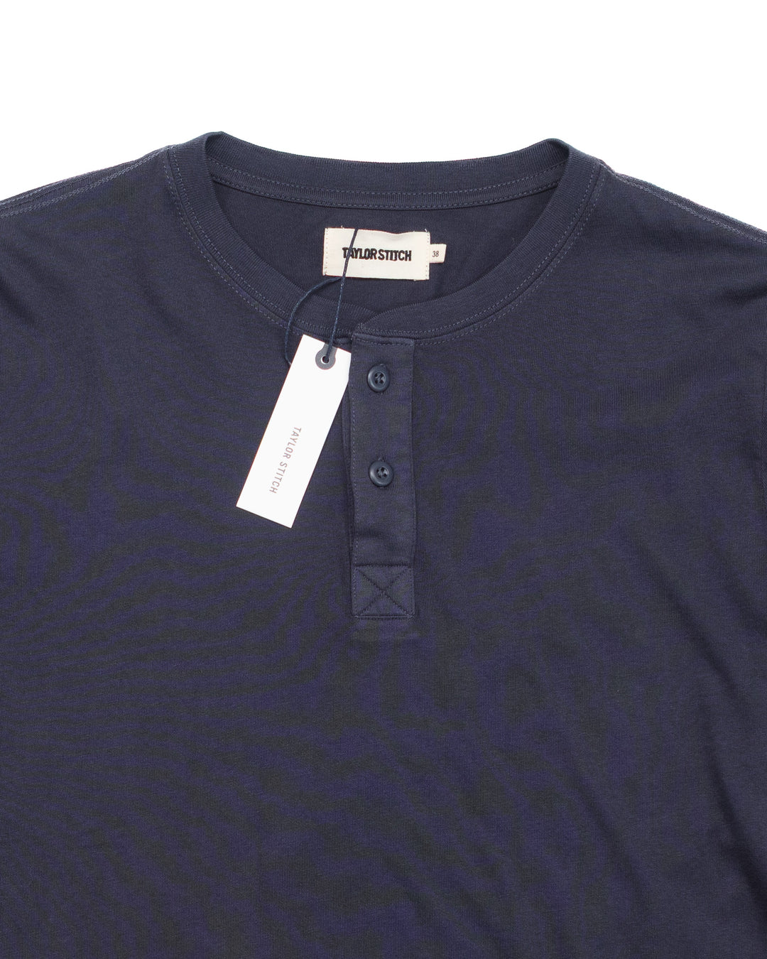 Organic Cotton Henley in Navy #1530