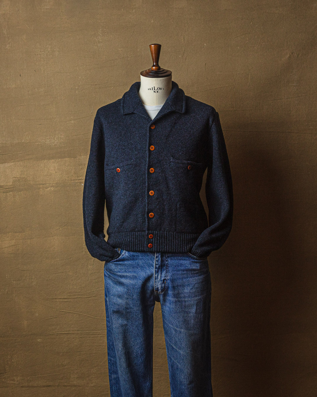 Max 3 Short B Jacket in Navy