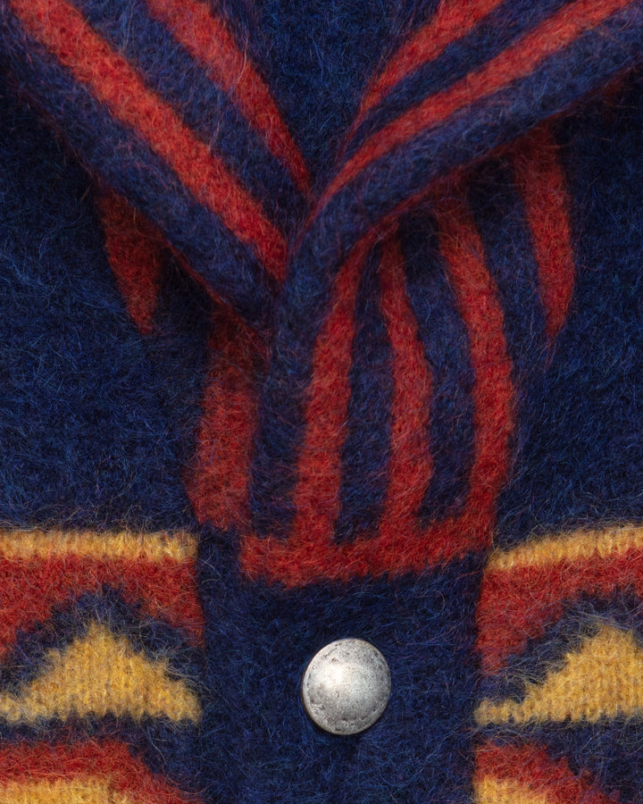 The Shawl Collar Jacket in Blue