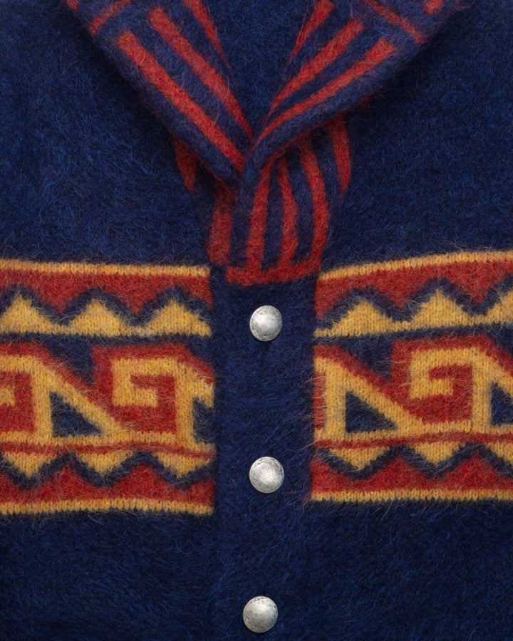 The Shawl Collar Jacket in Blue