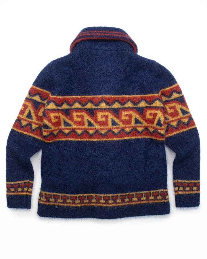 The Shawl Collar Jacket in Blue