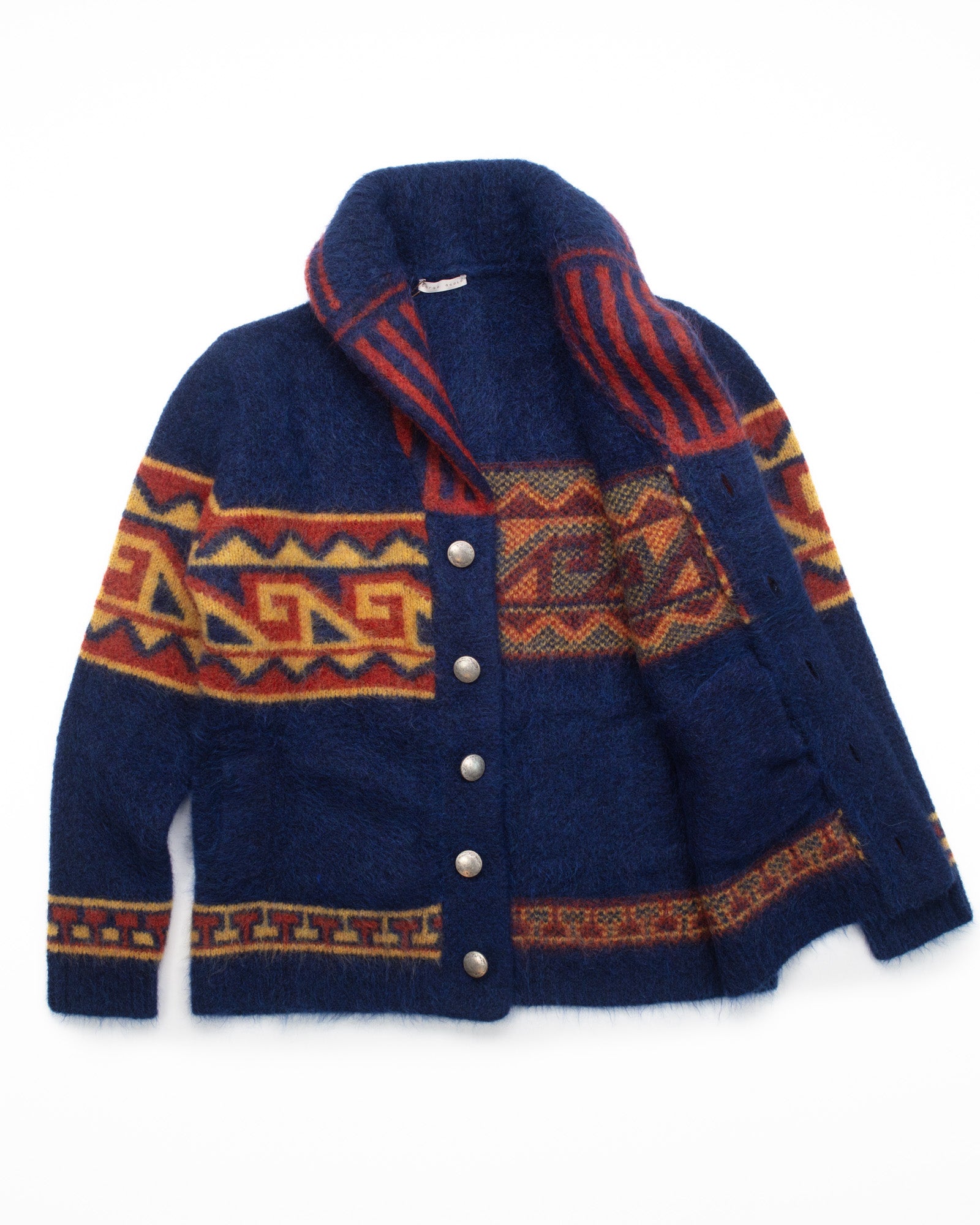 リノ(CLUÉL Collaboration) CHAMBRAY COAT Unconstructed repaired jaspé sport coat . In stores now