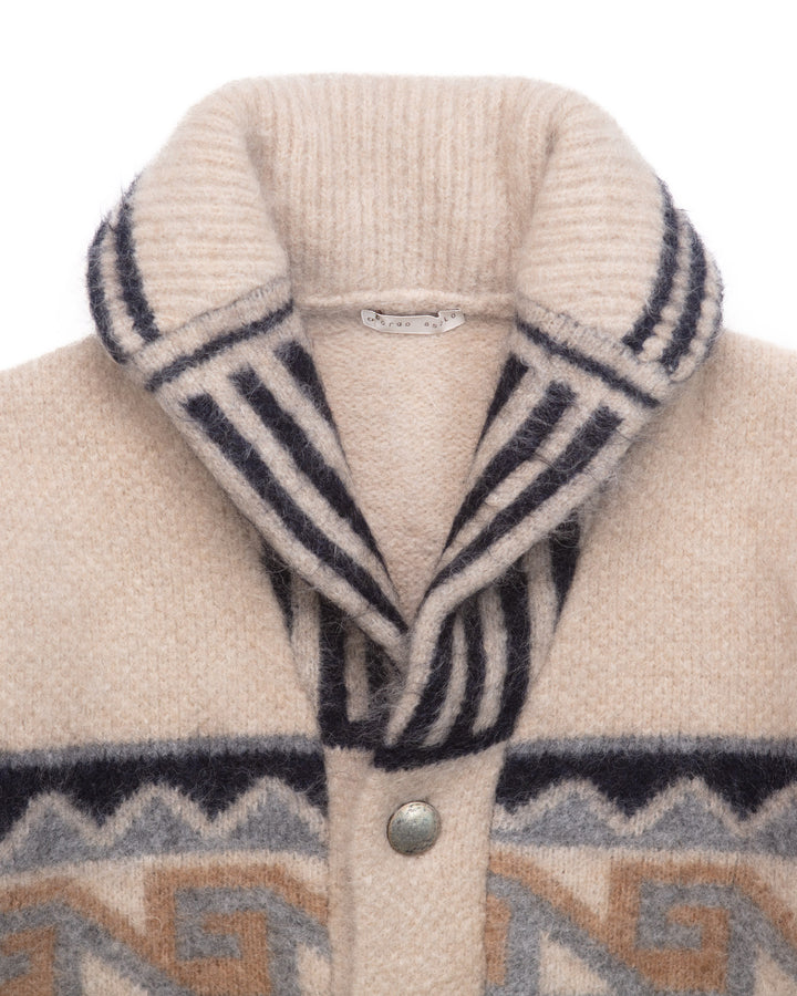 The Shawl Collar Jacket in Sand