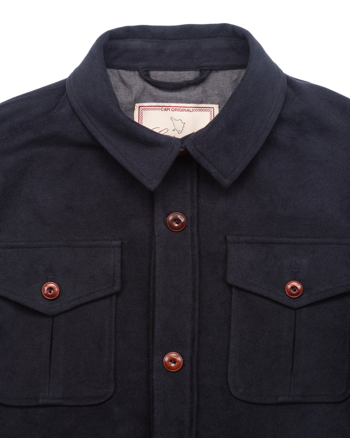 Fioravan Iconic Jacket in Navy Moleskin
