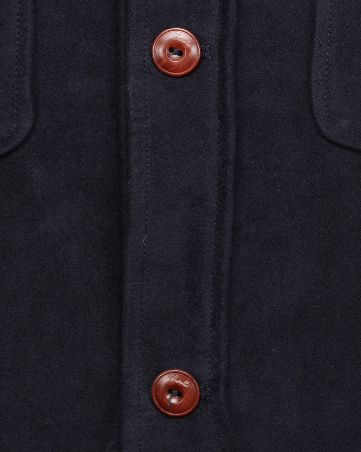 Fioravan Iconic Jacket in Navy Moleskin