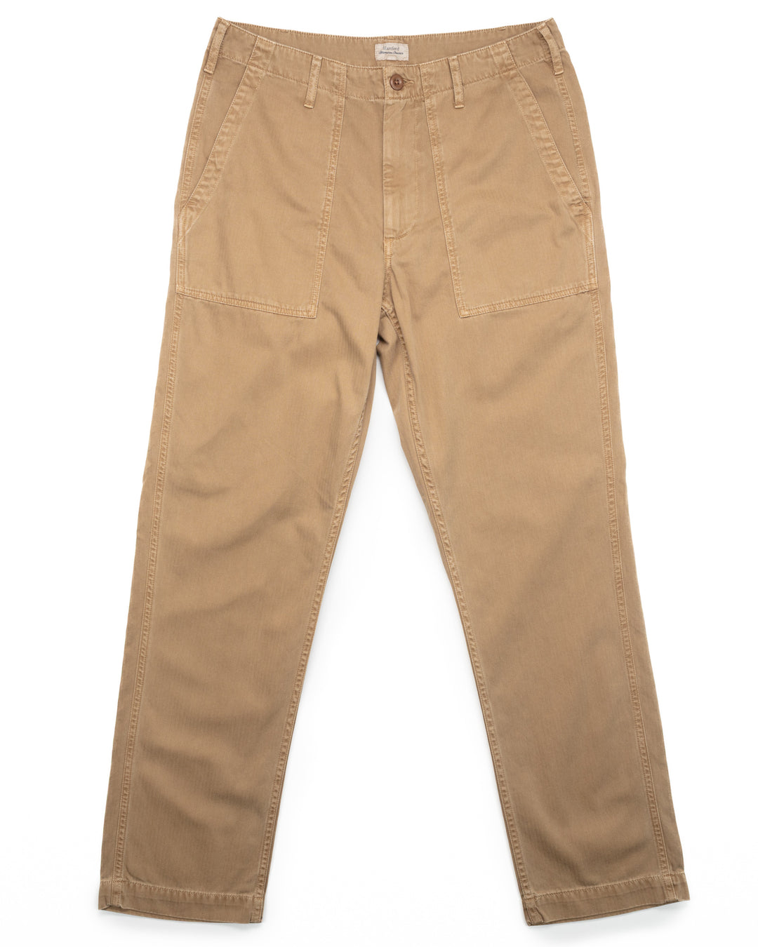 Fatigues in Khaki Herringbone