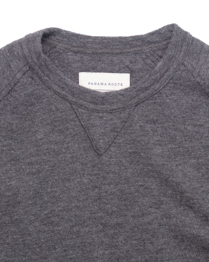 The Jeff Sweatshirt in Grey Melange Wool