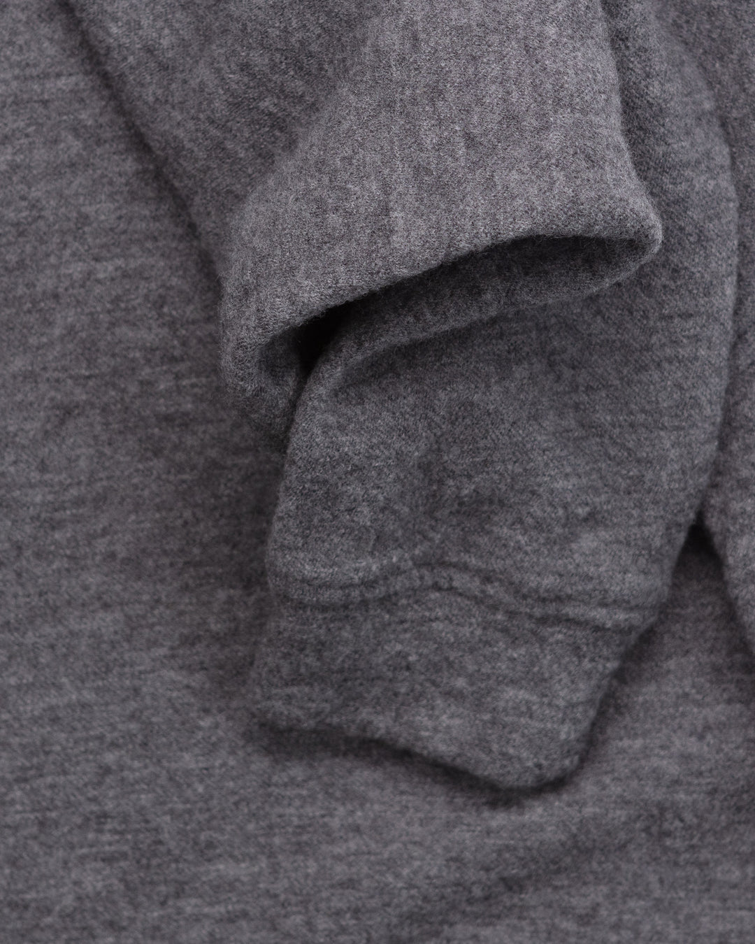 The Jeff Sweatshirt in Grey Melange Wool