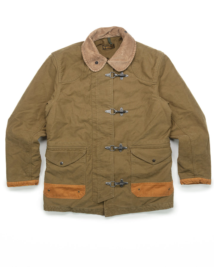 The Bedford Fireman Jacket in Khaki Jungle Cloth