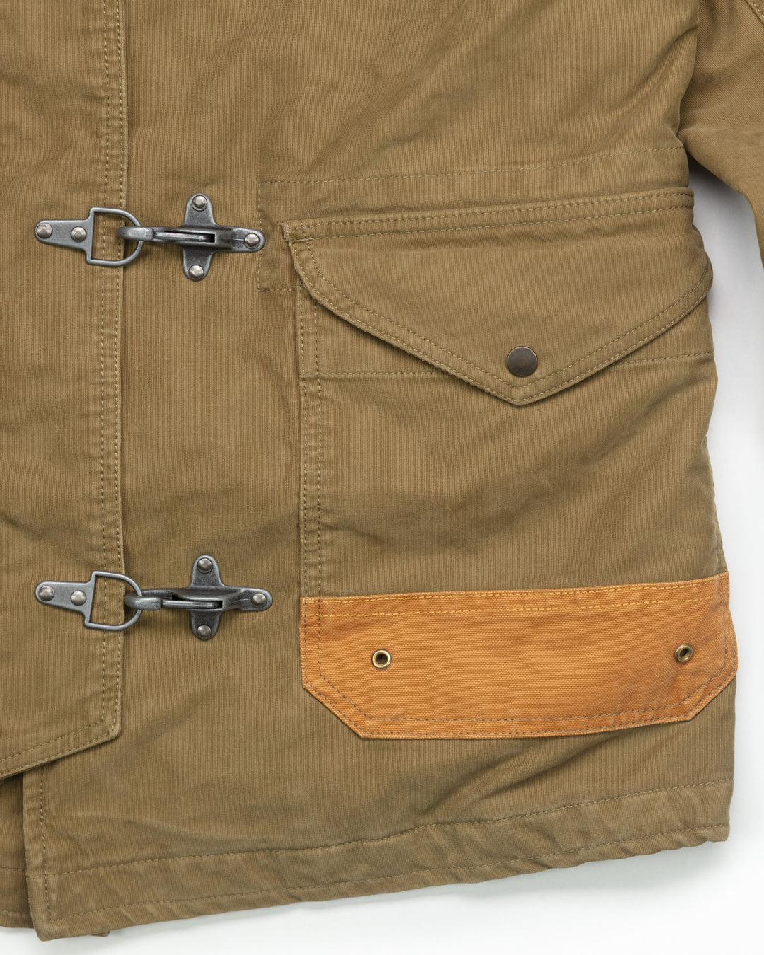 The Bedford Fireman Jacket in Khaki Jungle Cloth