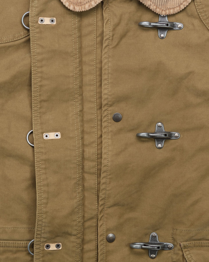 The Bedford Fireman Jacket in Khaki Jungle Cloth