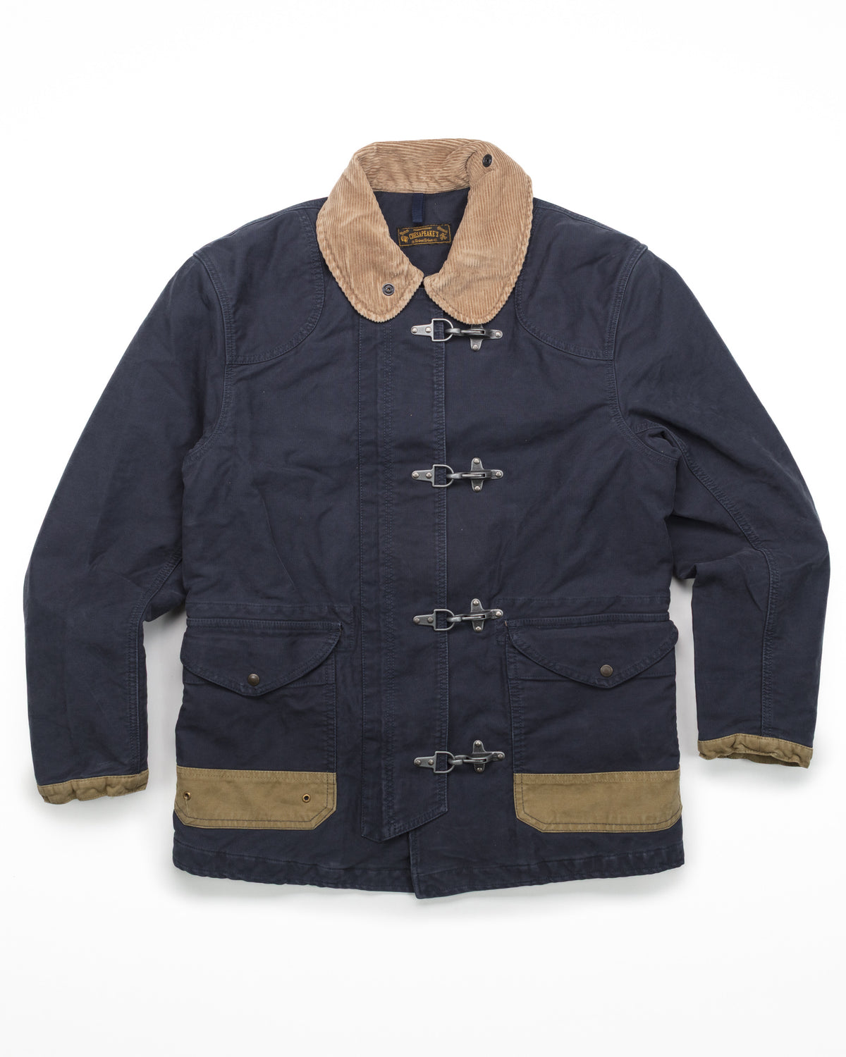 The Bedford Fireman Jacket in Navy Jungle Cloth