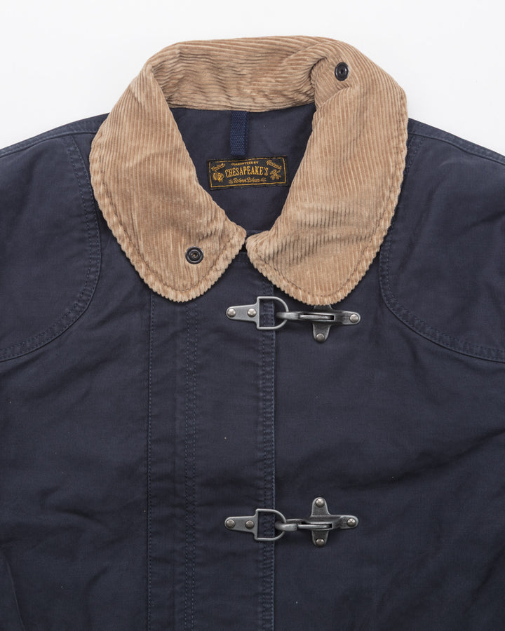 The Bedford Fireman Jacket in Navy Jungle Cloth