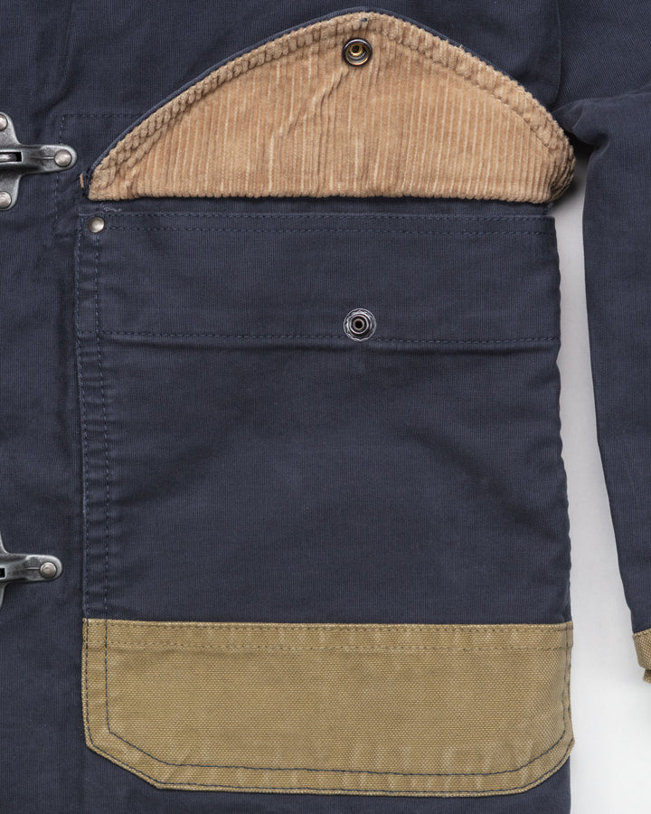 The Bedford Fireman Jacket in Navy Jungle Cloth