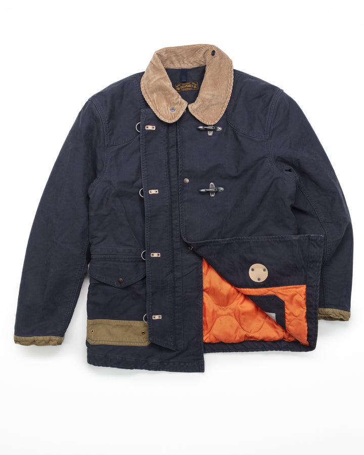 The Bedford Fireman Jacket in Navy Jungle Cloth