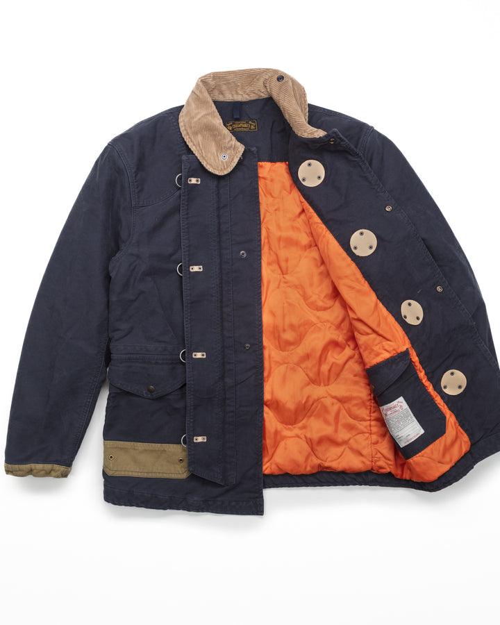 The Bedford Fireman Jacket in Navy Jungle Cloth